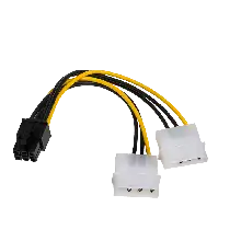 PCI-E 6 PIN TO MODEL DUAL PIN CONVERTER